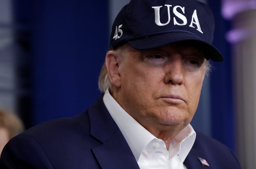 Le president americain donald trump negatif au coronavirus