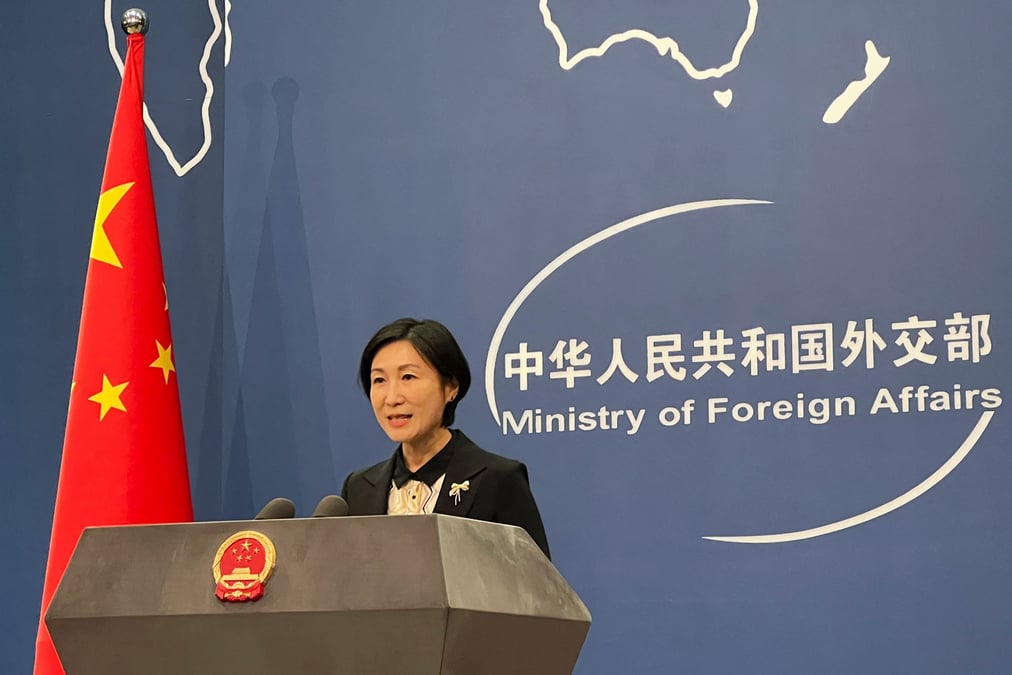 Le nouveau porte-parole du ministere chinois des affaires etrangeres, mao ning, a pekin