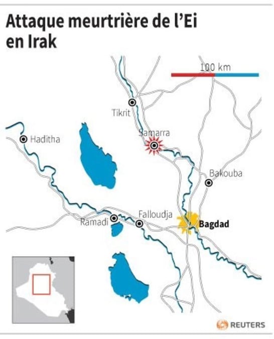 Attaque meurtriere de l'ei en irak