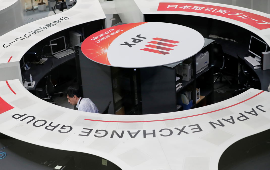 La bourse de tokyo finit en baisse