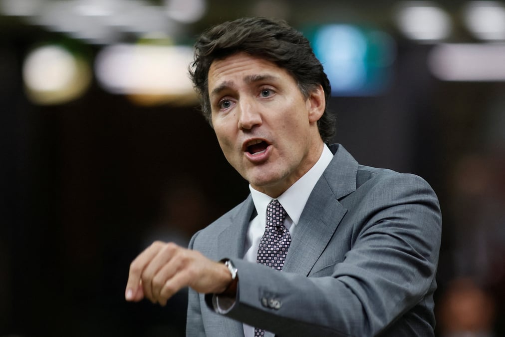 Le premier ministre canadien justin trudeau
