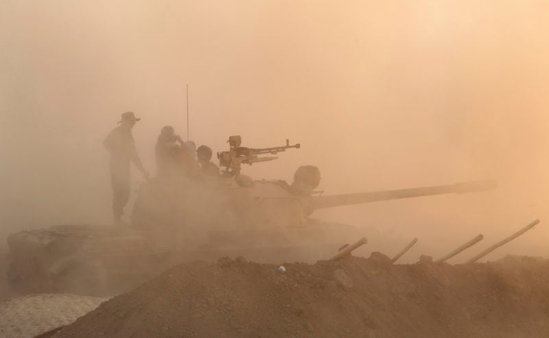 Avancée des peshmerga vers Mossoul avec l'appui de frappes US