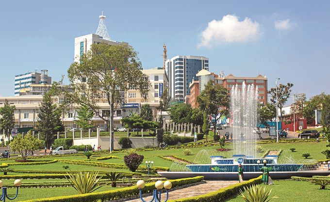 Kigali, capitale du Rwanda.