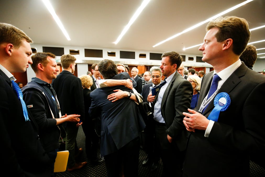 Les conservateurs gardent le controle d'un district clef de londres