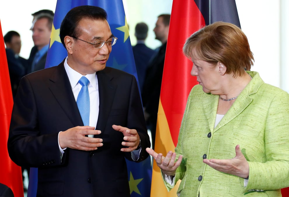 Berlin et pekin se rapprochent face a l'incertitude trump