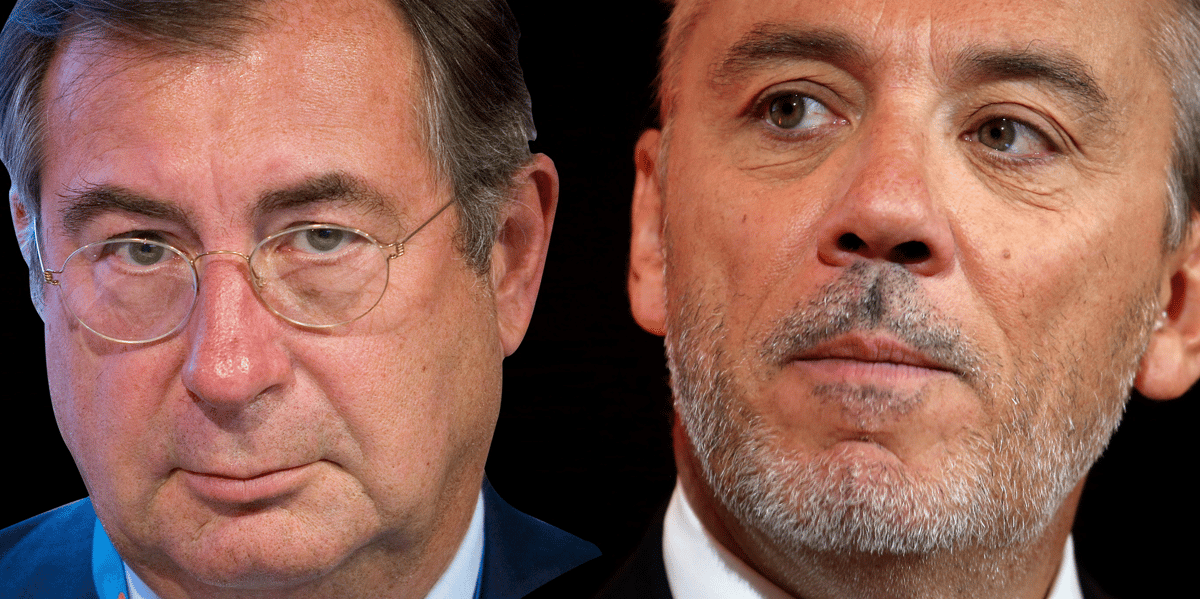 Martin Bouygues et Stéphane Richard