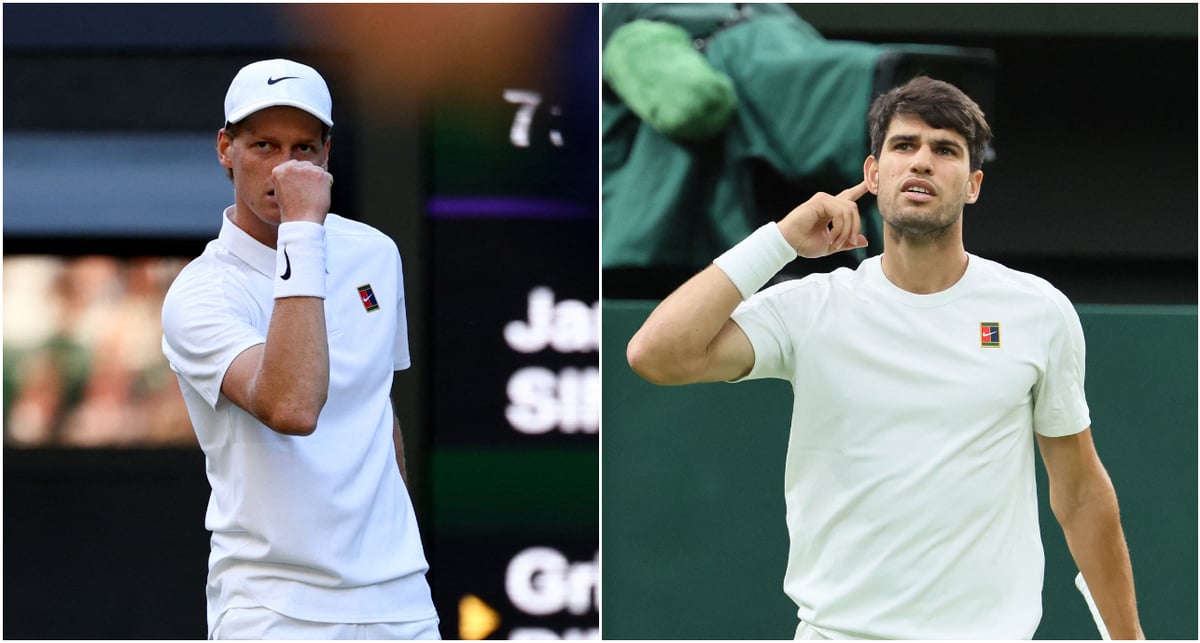 Jannik Sinner et Carlos s'affronteront en finale de Wimbledon, ce dimanche 13 juillet.