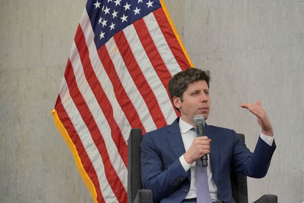 Sam Altman, patron d'OpenAI (photo d'archive).