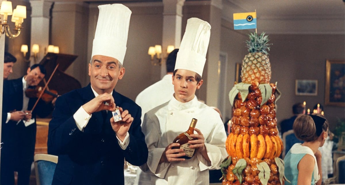 Un classique, « Le Grand restaurant » (1966) avec Louis de Funès.