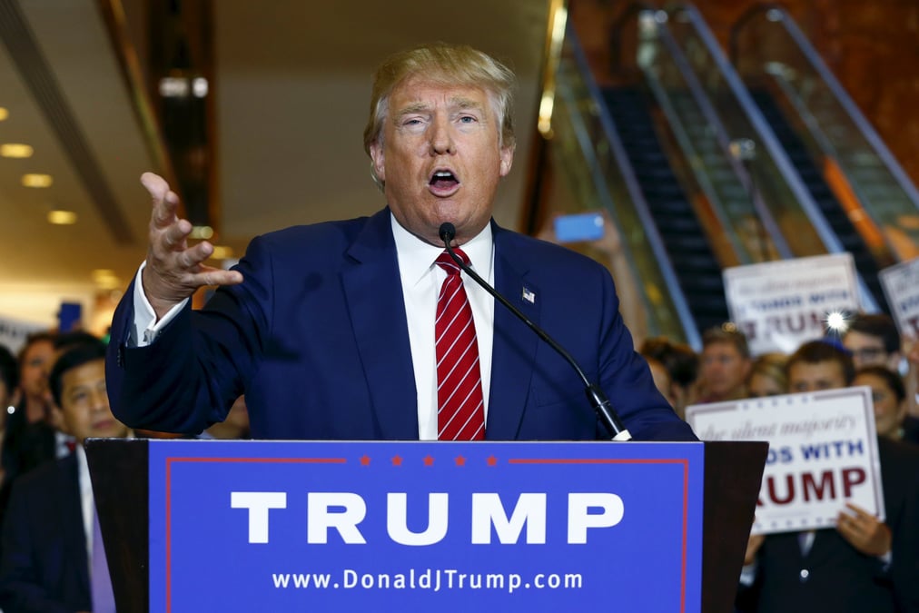 Donald trump s'engage a ne pas se presenter en tant qu'independant