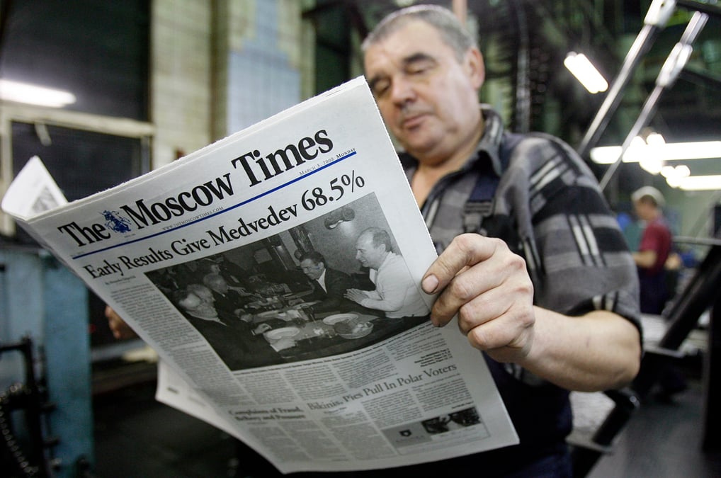 La russie bloque le site en russe du journal moscow times