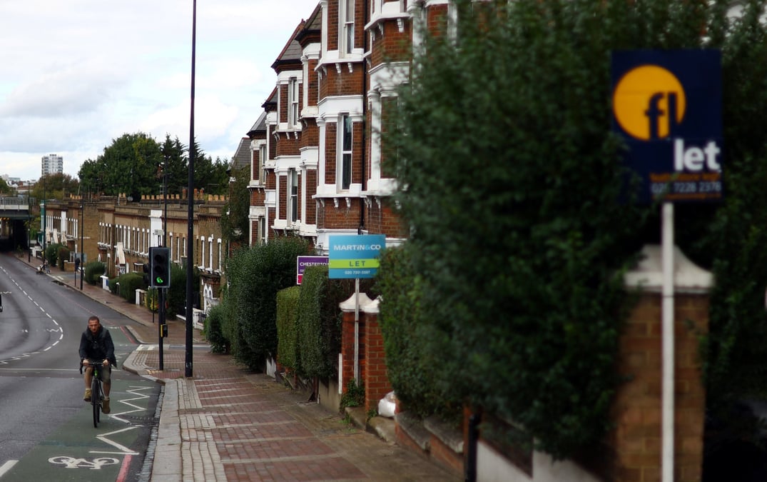 Des maisons a londres, en grande-bretagne