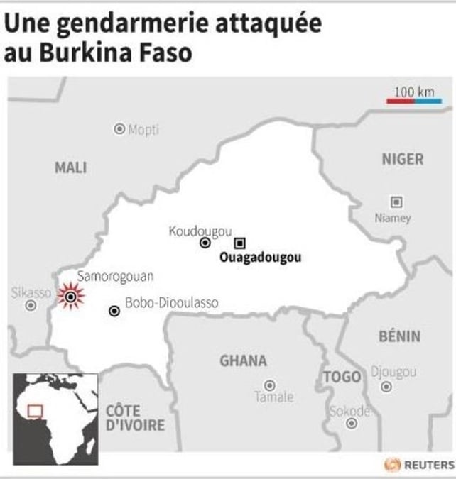 Une gendarmerie attaquee au burkina faso