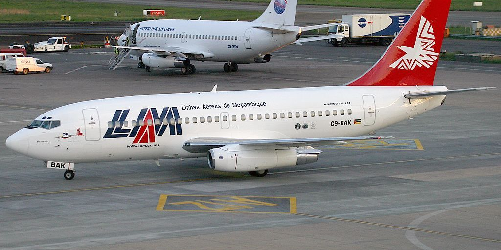 mozambique LAM avion arien