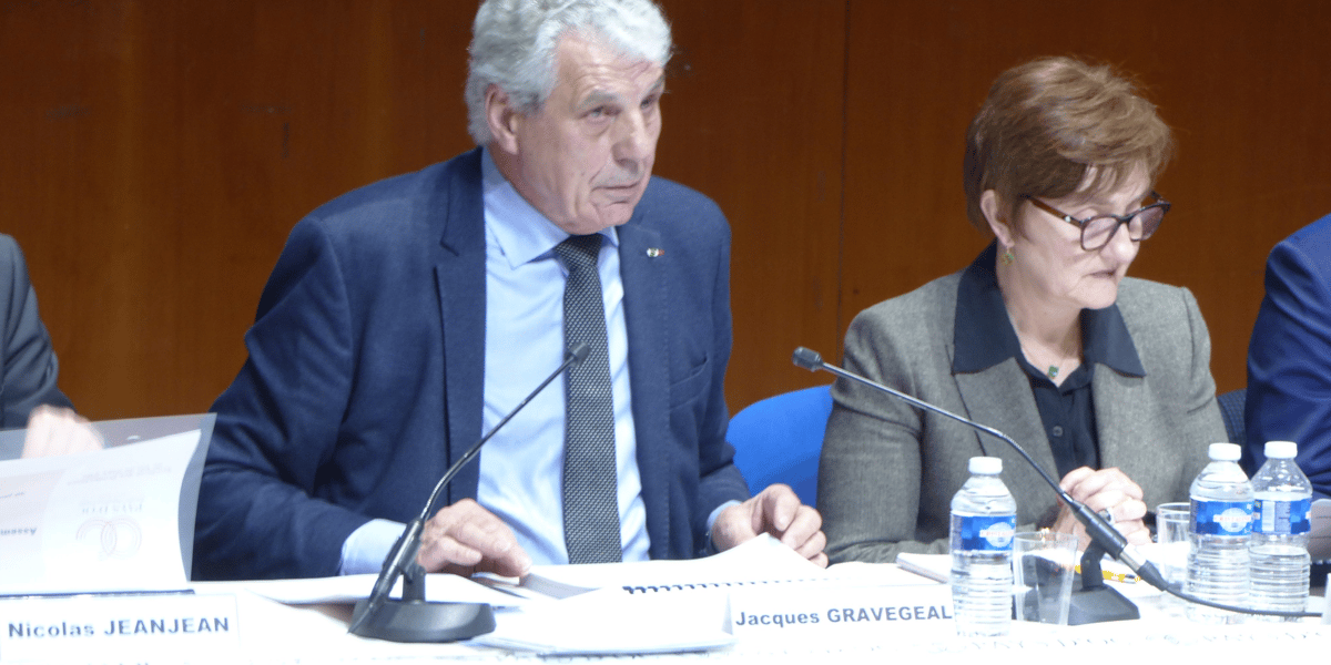 Jacques Gravegeal, président du syndicat de l’IGP Pays d’Oc, et Florence Barthès, directrice générale