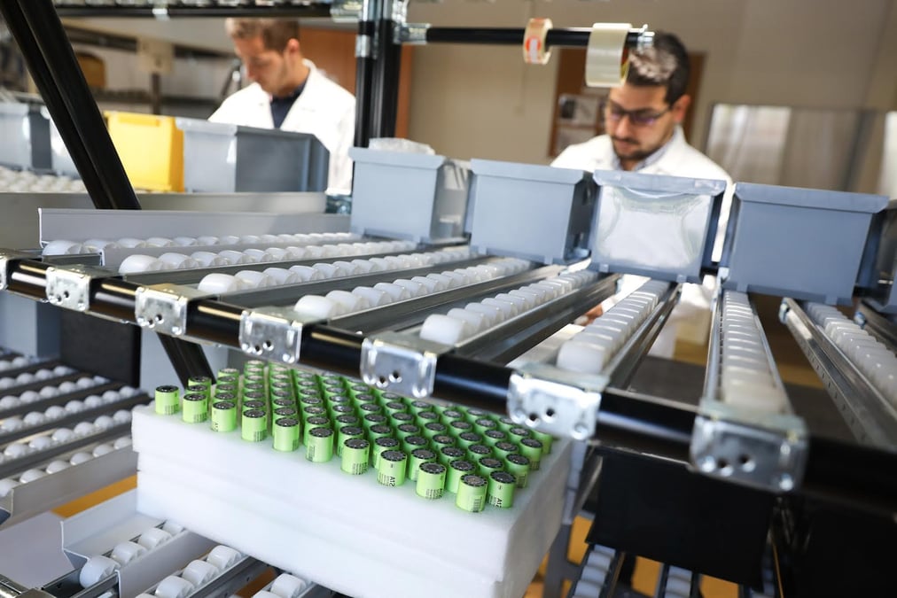 L'usine de Limatech, récemment installée à Voreppe en Isère, aura la capacité à terme de produire jusqu'à 30.000 batteries lithium par an à destination du marché de l'aéronautique.