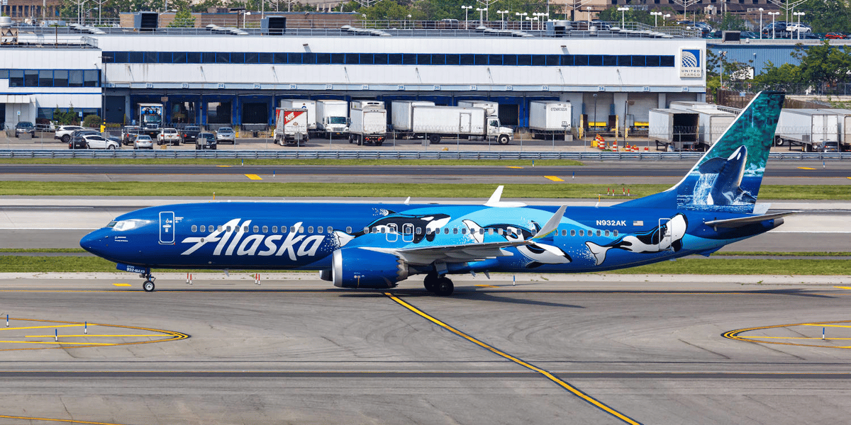 Un Boeing 737 MAX d'Alaska Airlines.