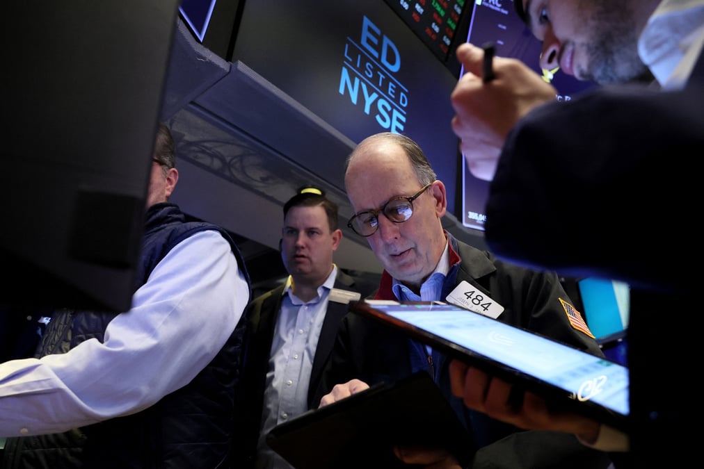 Des traders a la bourse de new york