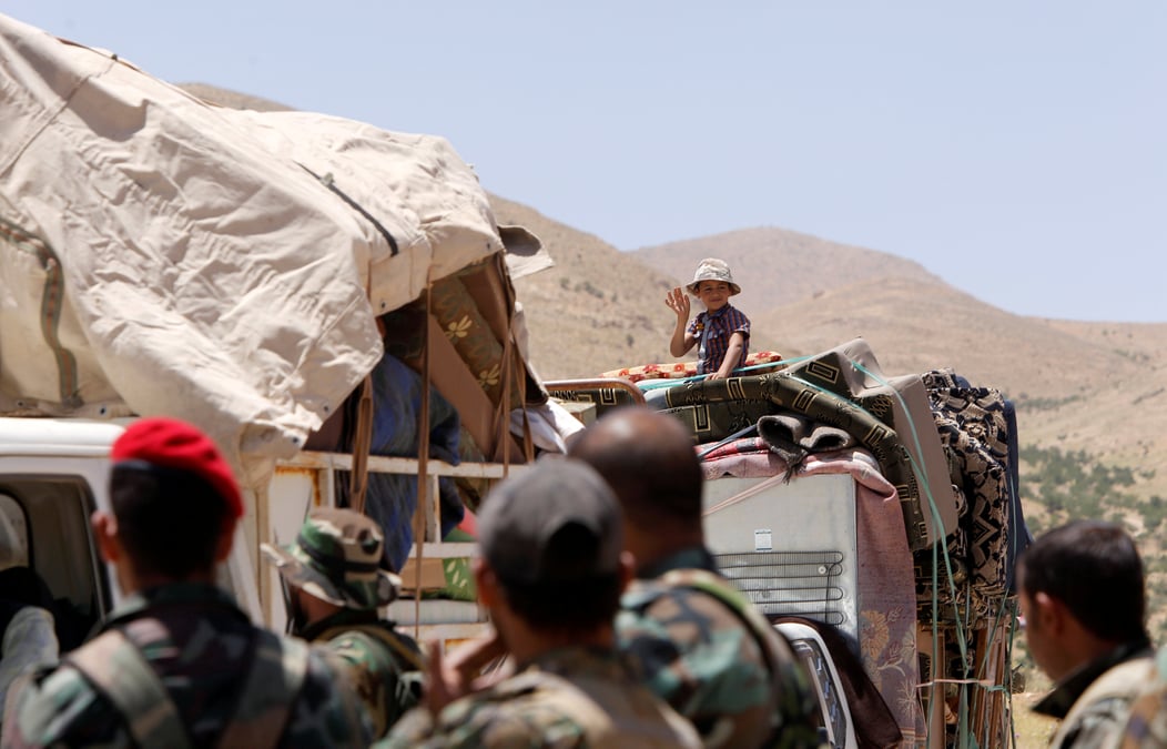 Pres de 1.200 refugies installes au liban regagnent la syrie