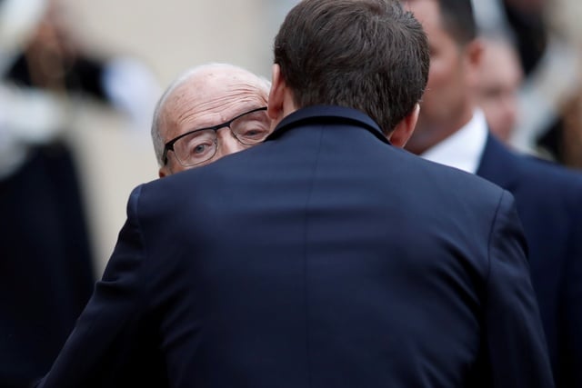 Béji Caïd Essebsi -Emmanuel Macron