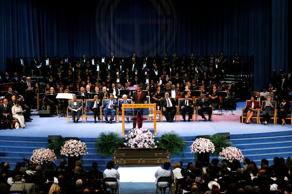 Aretha franklin inhumee au son du gospel