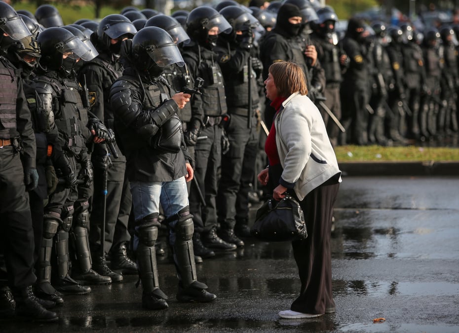 La police bielorusse autorisee a utiliser des armes letales dans les manifestations
