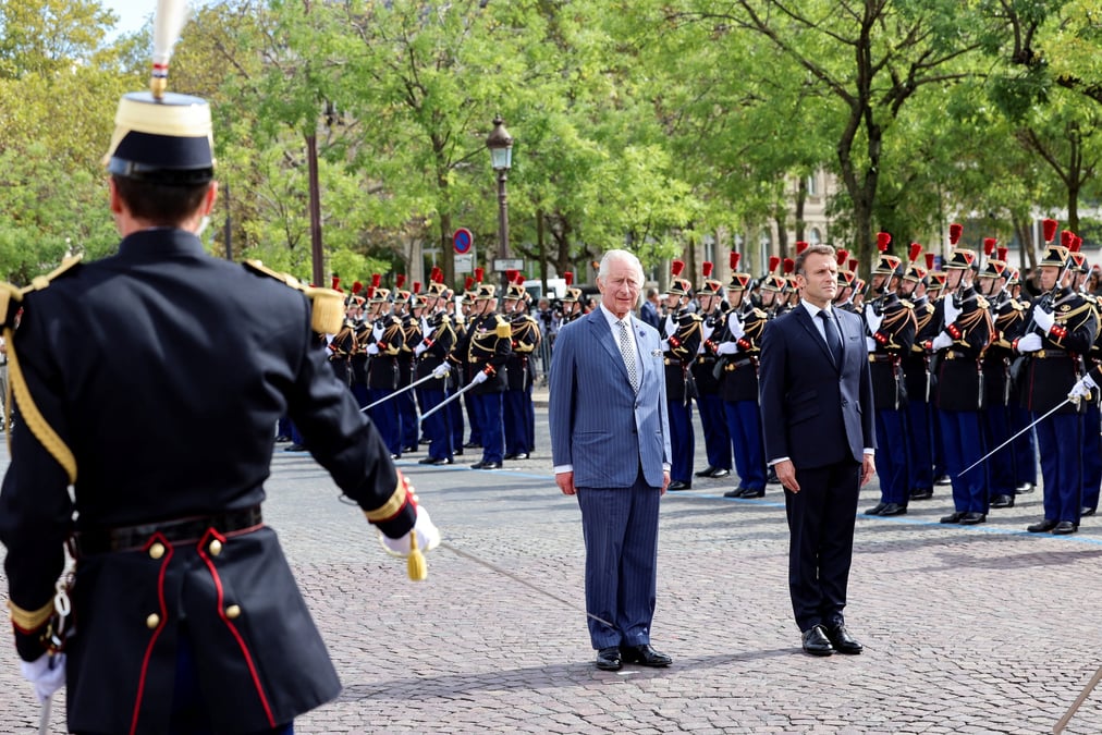 Premiere visite d'etat du roi charles iii en france