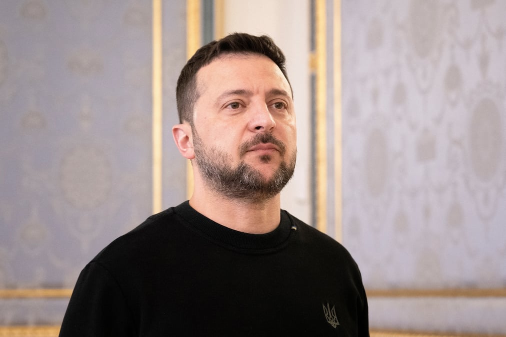 Le président Volodymyr Zelensky.