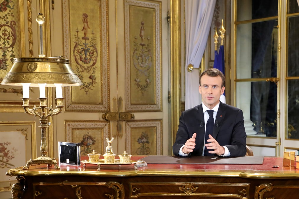 Les parlementaires de la majorite recus mardi soir a l'elysee