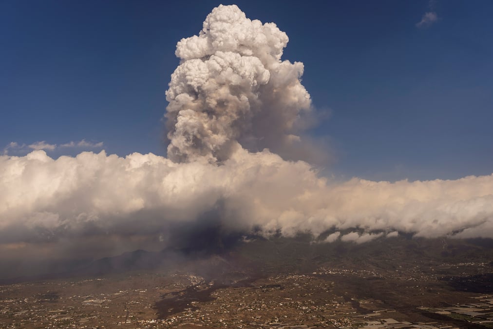 Le volcan de la palma est entre dans une nouvelle phase eruptive