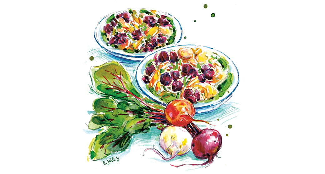 Cette semaine, la betterave se mange en salade.