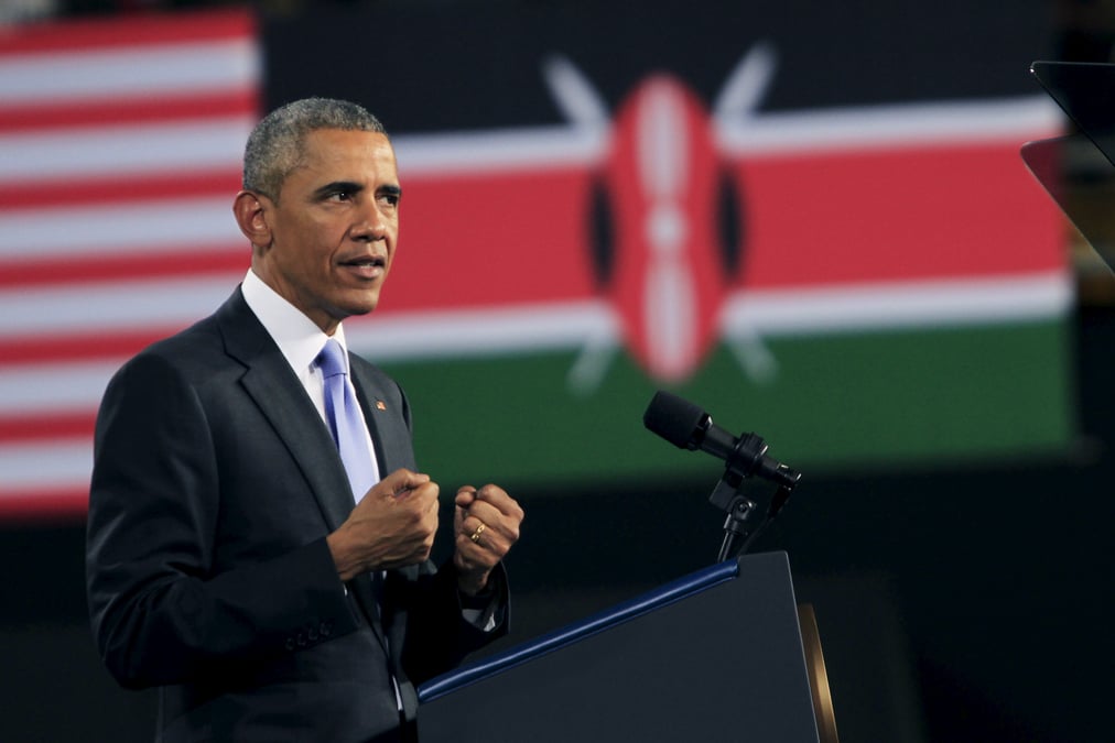 Barack obama encourage les kenyans
