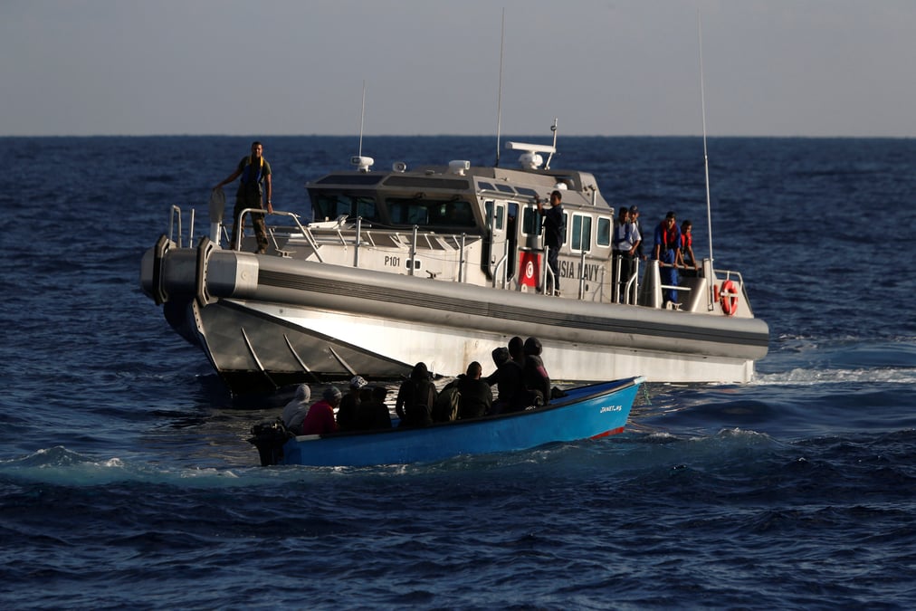 Des migrants clandestins secourus au large de la tunisie