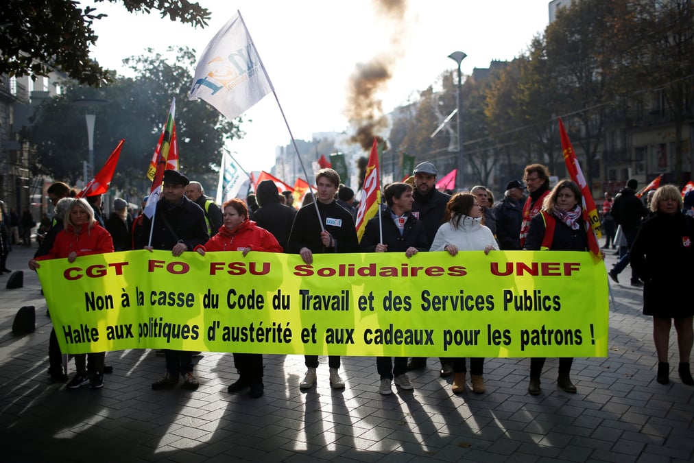 4e journee d'action contre la reforme du code du travail