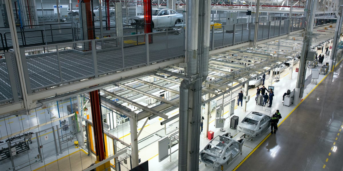 L'usine BMW de San Luis Potosi, au Mexique.