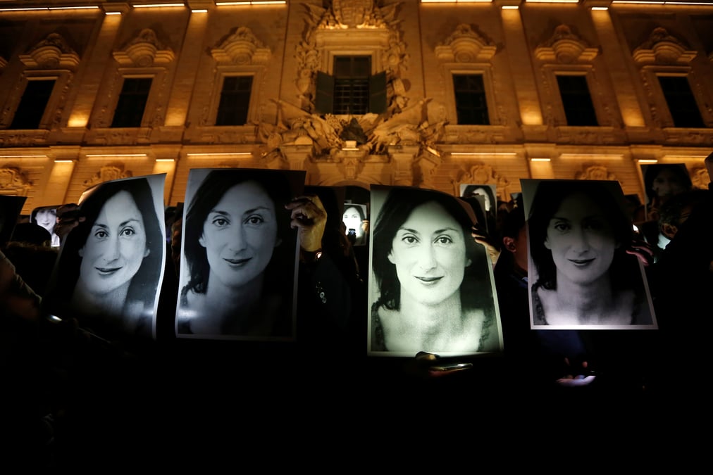 Un rapport denonce l'inertie de malte sur le meurtre de galizia