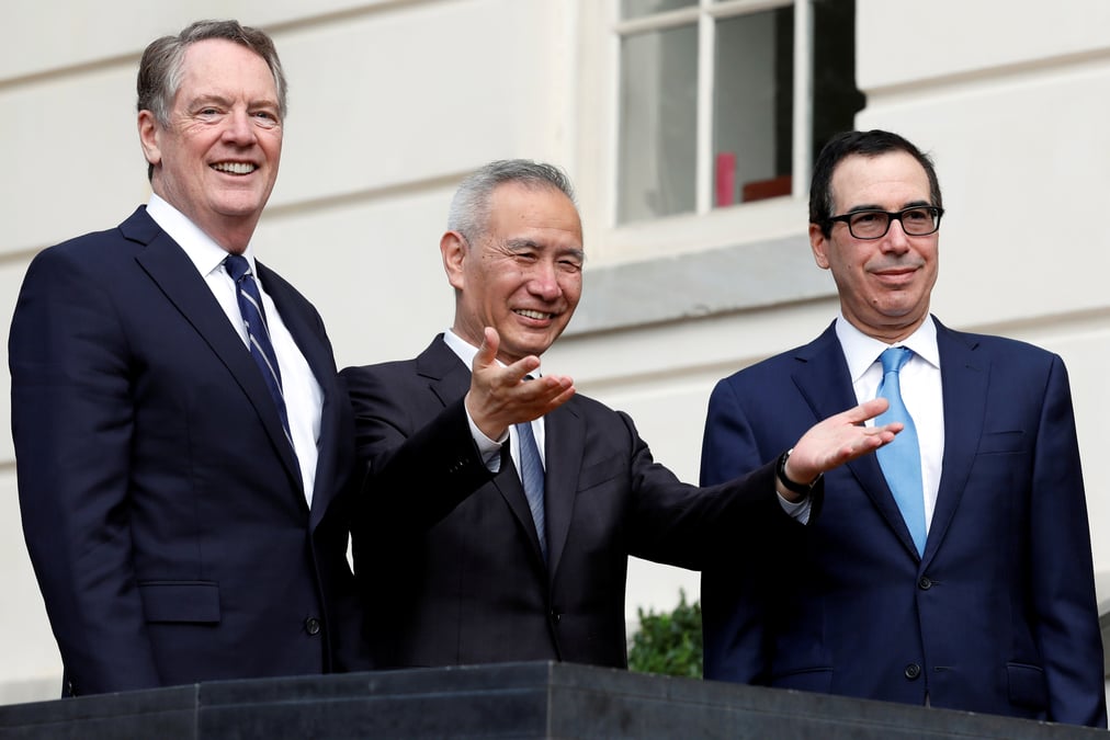 Commerce: pekin confirme des avancees avec washington