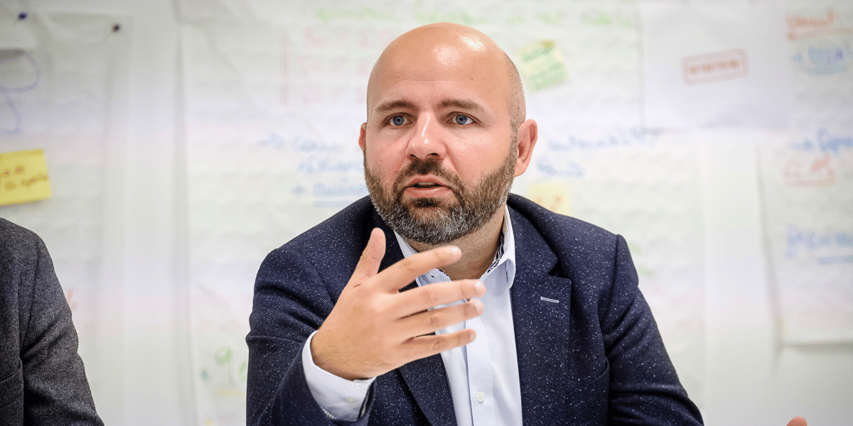 Matthieu Rouveyre, fondateur (mais plus président) de Bordeaux Maintenant, élu d'opposition à la mairie de Bordeaux et vice-président du Département de la Gironde