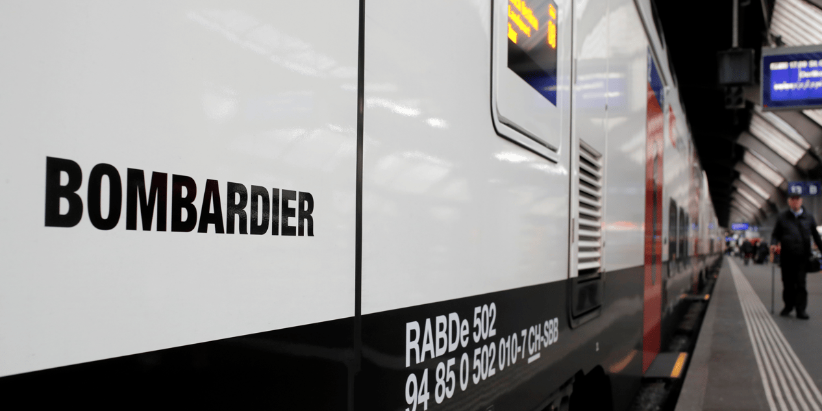 Bombardier, train, ferroviaire, transports