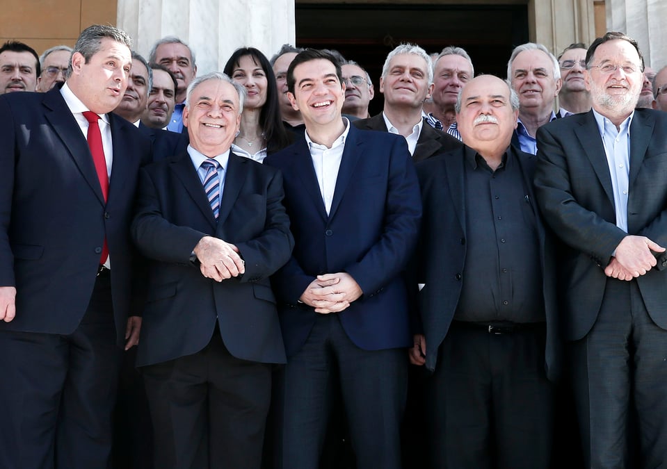 Premieres fissures au sein du gouvernement d'alexis tsipras