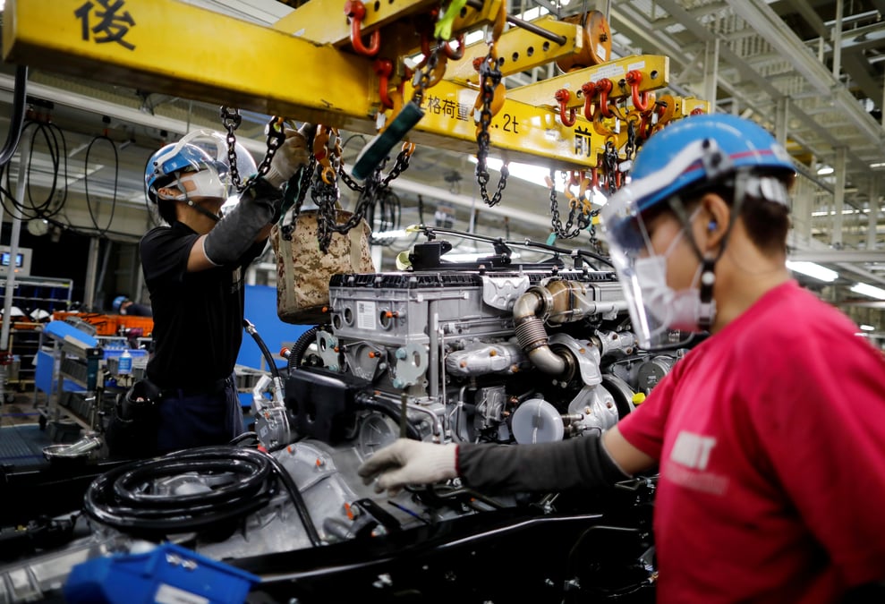 Japon: la contraction du pib revue a -2,2% au premier trimestre