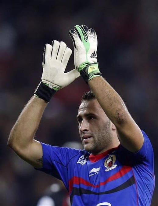 Football: 4 à 6 semaines d'arrêt pour le gardien niçois Ospina