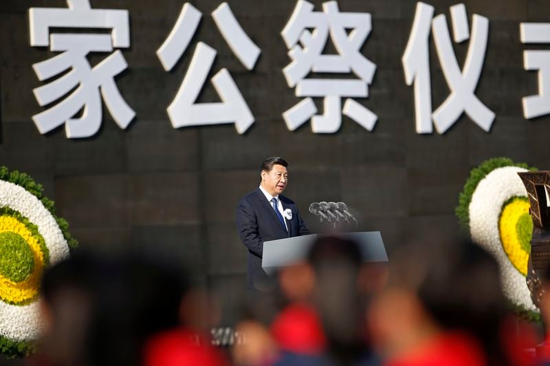Première commémoration nationale du Massacre de Nankin en Chine