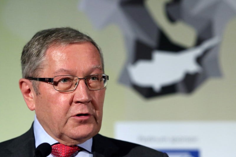 Regling prone un budget pour l'aide aux etats en crise