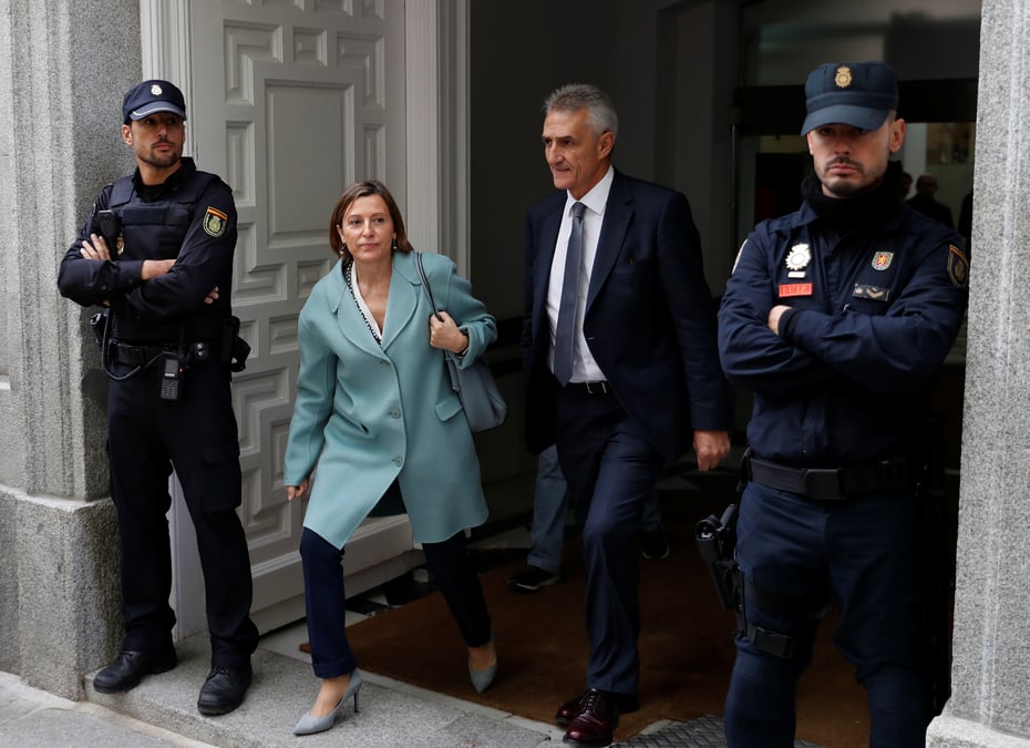 Le tribunal supreme ordonne la liberation sous caution de forcadell