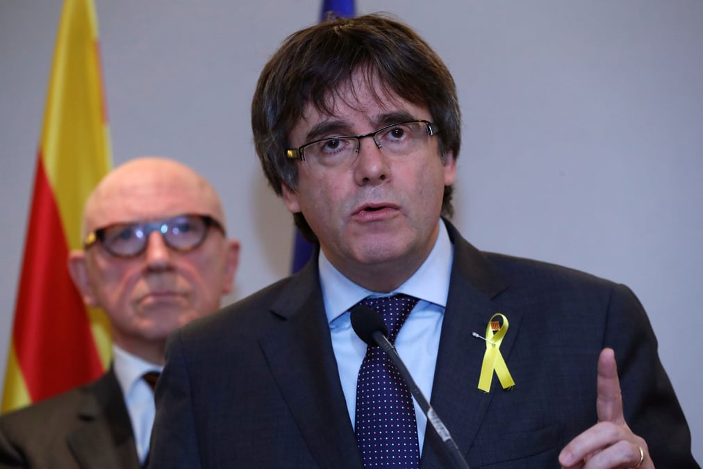 Puigdemont entend rester "pour l'instant" en belgique