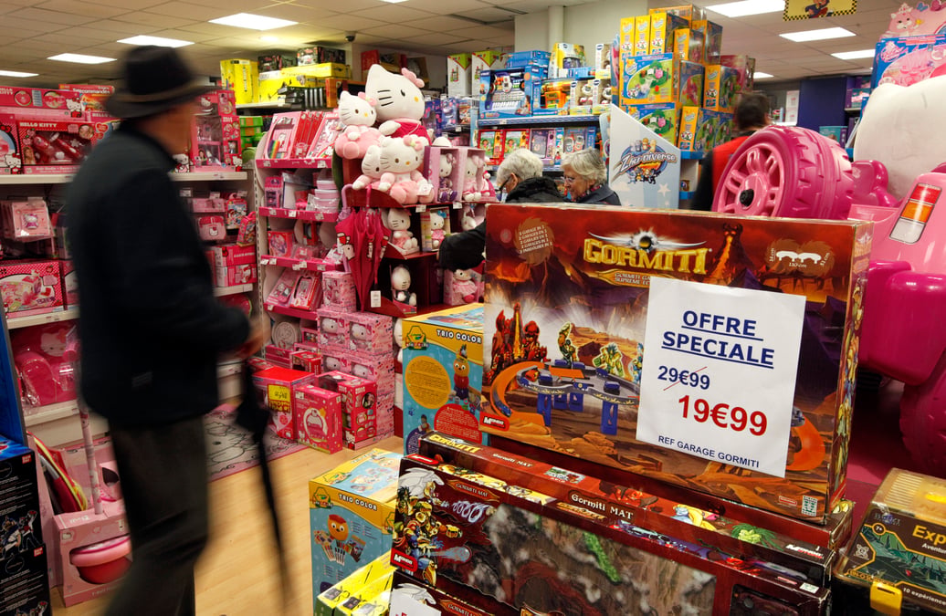 Premiere etape dans le big bang du marche du jouet en france
