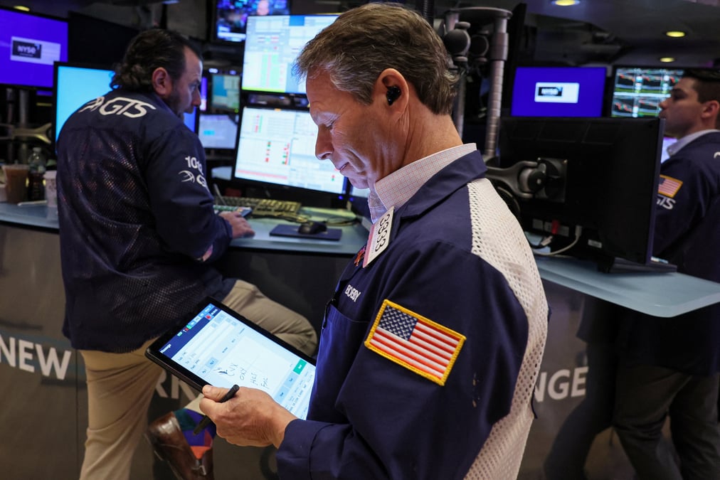 Des traders a la bourse de new york