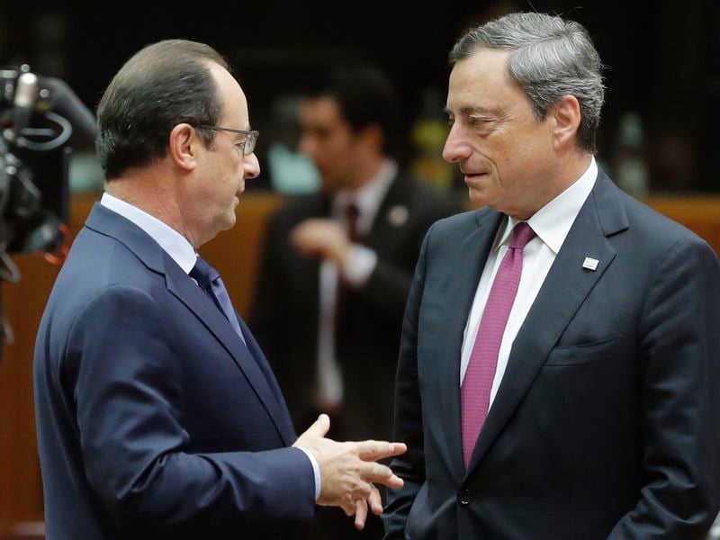 Draghi demande un effort commun à l'UE pour éviter la récession