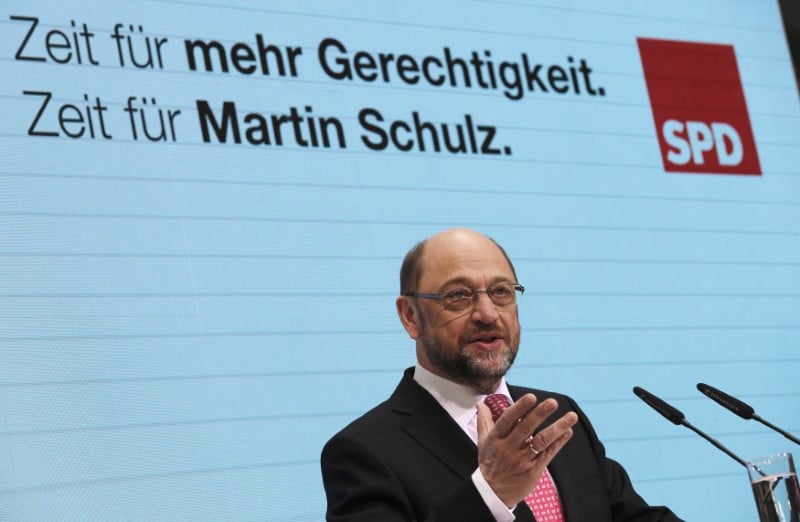 Le spd en allemagne a le vent en poupe, avec "l'effet schulz"